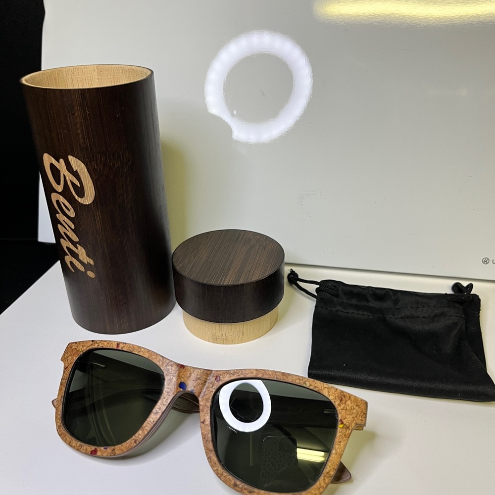 Cork & Maple Wood Polarized Sunglasses | Sustainable Minimalist Eyewear | Unisex